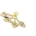 Goldtone Weight Loss Tracker Clip On Charms, Weight Loss Celebration Key Chain, Weight Goals, Celebration Gifts, Gift For Her, Pounds Lost
