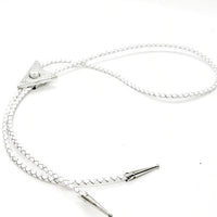 White Mustard Seed Bolo Tie, White Cord Bola Tie Gift For Him, Southwestern Style, Pastor Gift, Gift For Dad, Believer Gift, Christian Faith