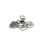 Pieces Of My Heart Are In Heaven Clip On Charm, Loss Of Loved Ones Gift, Sympathy Gift, Remembering You, Remembering Him, Remembering Her