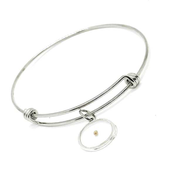 Mustard Seed Round Charm Bracelet Jewelry, Mustard Seed Bracelet, Mustard Seed Faith, Believer Gift, Daughter Jewelry, Christian Gifts