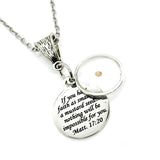 Mustard Seed Faith Necklace Matthew 17 20 Stainless Steel Engraved Charm Christian Scripture Jewelry Gift For Her