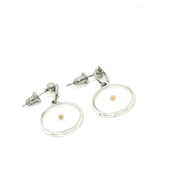Mustard Seed Round Resin Earrings, Mustard Seed Jewelry, Matthew 17 20, Mustard Seed Faith Jewelry, Bible Verse Gift, Scripture, Faith