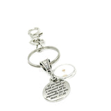 Mustard Seed Charm Key Chain, Mustard Seed Faith Gifts, Matthew 17 20 Gifts, Scripture Keychain, Baptism Gifts, Christian Keychain Gifts