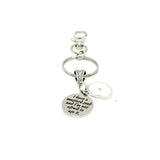 I Have A Mustard Seed Quote Charm Key Chain, Faith Gift, Matthew 17 20, Christian Gifts, Baptism Gift, Sunday School Gifts, Bible Study Gift