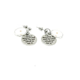 Mustard Seed Quote Earrings, Mustard Seed Jewelry, Matthew 17 20, Mustard Seed Faith Jewelry, Scripture Gifts, Faith, Believer, Christian