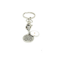 Mustard Seed Scripture Charm Key Chain, Mustard Seed Faith Gifts, Matthew 17 20, Scripture, Baptism Gifts, Christian, Mountain Moving