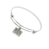 Mental Health Matters Charm Bangle Bracelet, Difficulties, Difficult Times, Gift For Her, Friend Gift, Sympathy, Better Days, Daughter, Wife