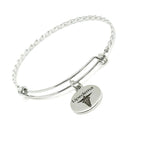 Lipedema Medical Condition Charm Bangle Bracelet, Medical Condition Notice, Gift For Her, Awareness, Caregiver Notice, Medical Caduceus