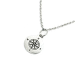 Compass Pendant Necklace, Traveler Gift, Going to College, Find Your Way Home, Trip Gifts, World Travels, Gift For Her, Daughter, Wife Gift