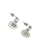 Initial Charm Earrings, Personalized Gifts, Personalized Jewelry, Daughter, Wife, Mom, Granddaughter, Girlfriend Gift, Gift For Her