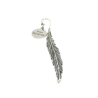 Kiss My Grits Charm Feather Stem Bookmark, Planner Bookmark, Gift For Her, Wife Gift, Funny Gifts, Funny Quotes, Sayings, Southern Girl Gift