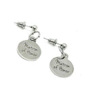 Matron Of Honor Charm Earrings, Wedding Party Gifts, Dress Rehearsal, Best Friend, Bridal Party Gifts, Sister In Law, Wedding Jewelry