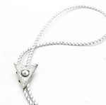 White Mustard Seed Bolo Tie, White Cord Bola Tie Gift For Him, Southwestern Style, Pastor Gift, Gift For Dad, Believer Gift, Christian Faith