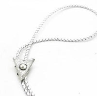 White Mustard Seed Bolo Tie, White Cord Bola Tie Gift For Him, Southwestern Style, Pastor Gift, Gift For Dad, Believer Gift, Christian Faith