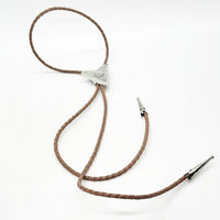 Brown Mustard Seed Bolo Tie, Brown Cord Bola Tie Gift For Him, Southwestern Style, Pastor Gift, Gift For Dad, Believer Gift, Christian Faith