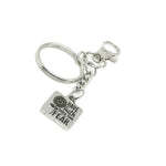 Have Faith Greater Than Your Fear Clip On Charm Key Chain, Motivating Quote, Encouragement Gift for Her, Gift For Him, Wife, Friend, Fun