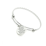 Saint Pio of Pietrelcina Charm Bangle Bracelet, Patron Saint of Civil Defense, Volunteers, Adolescents, Stress Relief, January Blues