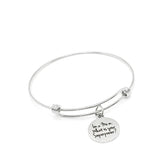 I Am A Mom What Is Your Superpower Stainless Steel Bracelet Adjustable Bangle With 19mm Charm Funny Mom Jewelry Gift For Mothers