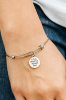 Life Is Short Eat Dessert First Stainless Steel Bracelet 19mm Charm Adjustable Bangle Fun Foodie Jewelry Gift for Dessert Lovers