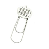 Hope In The Lord and Soar On Wings Like Eagles Charm Bookmark, Paperclip Bookmark Run And Not Grow Weary, Isaiah 40 31, Scripture, Christian