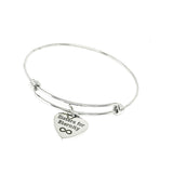 Sisters For Eternity Bracelet Stainless Steel Heart Charm Adjustable Bangle Infinity Symbol Gift For Sister Best Friend Forever Jewelry