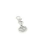 Be Not Conformed To This World Romans 12 2 Clip On Charm Stainless Steel Scripture Charm Inspirational Purse Zipper Backpack Charm