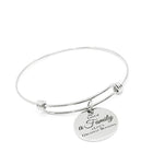 The Love Of A Family Is Lifes Greatest Blessing Charm Bracelet Stainless Steel 25mm Charm Inspirational Jewelry Family Gift Idea