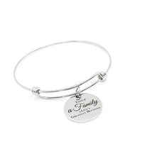 The Love Of A Family Is Lifes Greatest Blessing Charm Bracelet Stainless Steel 25mm Charm Inspirational Jewelry Family Gift Idea