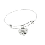 I Love Photography Charm Bracelet Stainless Steel Heart Camera Gift For Photographer Photo Jewelry Adjustable Bangle Photography Lover