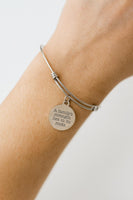 Dreaming Of The Sea Stainless Steel Bracelet With 19mm Square Charm, Beach Lover Jewelry Ocean Inspired Gift For Her Nautical Summer Style