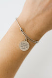 Dreaming Of The Sea Stainless Steel Bracelet With 19mm Square Charm, Beach Lover Jewelry Ocean Inspired Gift For Her Nautical Summer Style