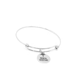 Stainless Steel Medical Assistant Bracelet, Round Charm Jewelry Healthcare Gift Appreciation Bangle Graduation Present For Her