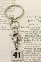 Stainless Steel 41 Keychain Biblical Meaning Number Charm Gift Symbol Of Renewal Faith And Strength Christian Inspirational Keychain