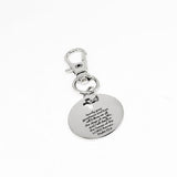 God’s Opinion Not Man’s Galatians 1 10 Clip On Charm, Faith Gift, Scripture Charm, Anti Bullying, Bible Verse, Keychain Charm, Bag Charm
