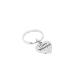 I Love Waterpolo Keychain Stainless Steel Heart Charm Sports Fan Gift Water Polo Lover Bag Charm Durable Accessory For Athletes