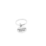 Fabulous Stylist Stainless Steel Keychain Hairdresser Gift Salon Accessory Hair Stylist Appreciation 19mm Charm