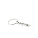 First My Mother Forever My Friend Keychain, Stainless Steel Gift For Mom Mothers Day Birthday Present Rectangular 8mm x 34mm Charm