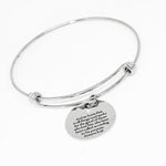 Romans 8 28 Bible Verse Bracelet Stainless Steel Engraved Charm Christian Gift Faith Jewelry Scripture Bangle Cross Cutout Bracelet