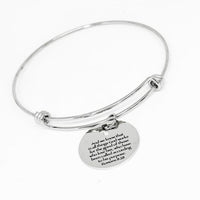 Romans 8 28 Bible Verse Bracelet Stainless Steel Engraved Charm Christian Gift Faith Jewelry Scripture Bangle Cross Cutout Bracelet