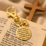 Mustard Seed Faith Charm Matthew 17 20 Gold Stainless Steel Engraved Bible Verse Clip On Charm Inspirational Christian Gift
