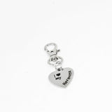 I Love My Havanese Stainless Steel Engraved Heart Charm Clip On Keychain Gift For Dog Lovers From JKCE Designs