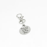 Thank You For Raising The Man Of My Dreams Clip On Charm Stainless Steel Engraved Wedding Gift For Mother Of The Groom Jewelry