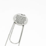 Don't Worry About Tomorrow Bible Verse Bookmark Matt 6 34 Christian Gift Scripture Bookmark