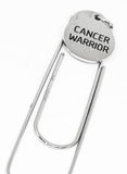 Cancer Warrior Bookmark Stainless Steel Paperclip Encouragement Gift