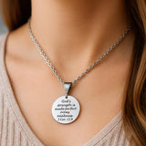 Gods Strength Is Made Perfect In My Weakness Necklace 2 Cor 12 9 Christian Jewelry