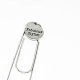 Fabulous Stylist Stainless Steel Paperclip Bookmark Perfect Gift For Hair Stylists