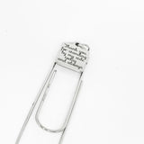 Thank You For Standing By My Side Bookmark Stainless Steel Charm Wedding Gift For Bridesmaids