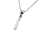 Mustard Seed Faith Necklace Stainless Steel Link Chain Resin Bar Pendant Christian Jewelry Inspired By Matthew 17 20 By JKCE Designs