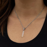 Mustard Seed Faith Necklace Stainless Steel Link Chain Resin Bar Pendant Christian Jewelry Inspired By Matthew 17 20 By JKCE Designs