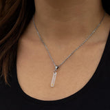 Mustard Seed Faith Necklace Stainless Steel Link Chain Resin Bar Pendant Christian Jewelry Inspired By Matthew 17 20 By JKCE Designs